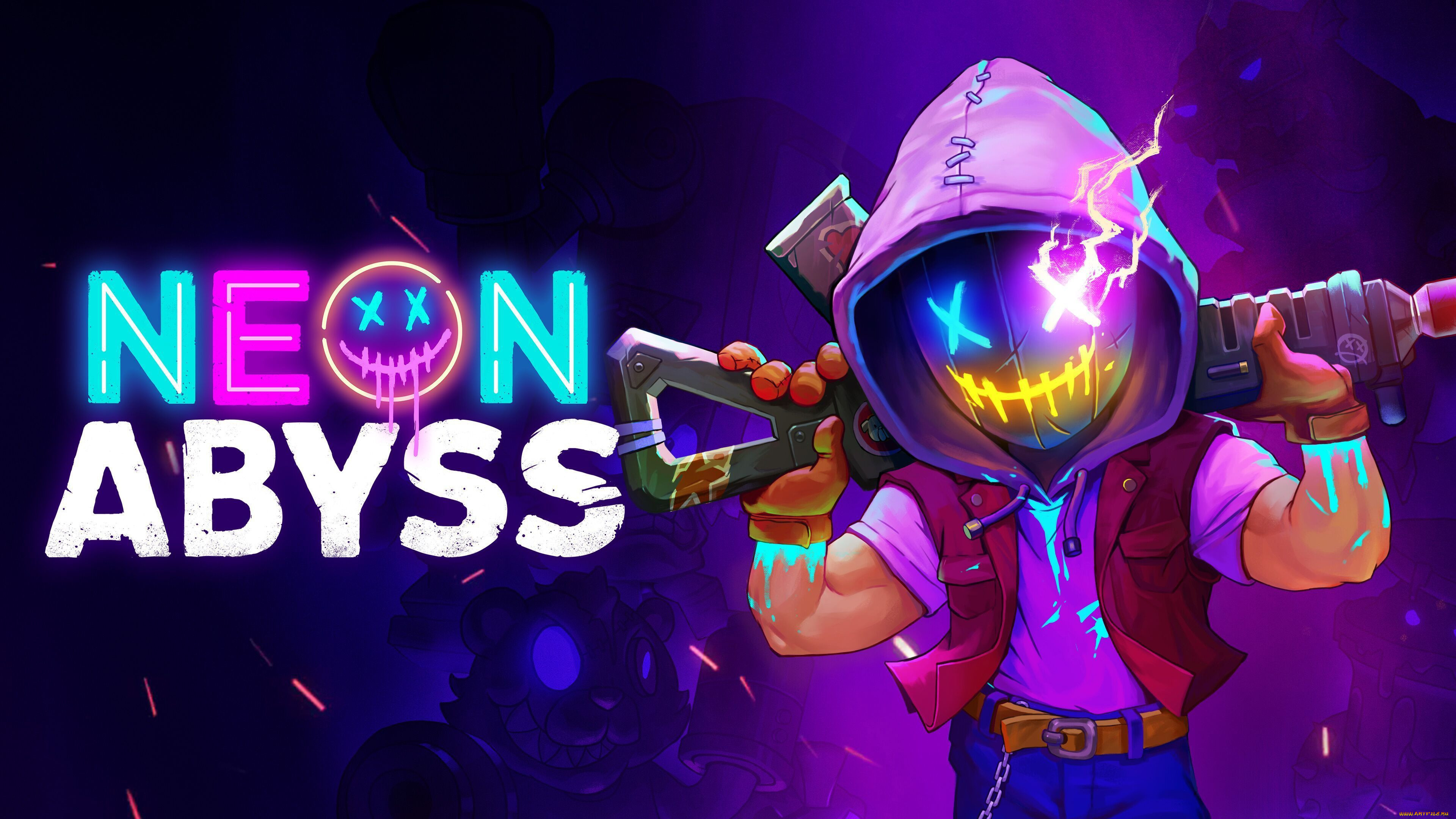 Обои Neon Abyss Видео Игры Neon Abyss, обои для рабочего стола, фотографии  neon abyss, видео игры, neon, abyss Обои для рабочего стола, скачать обои  картинки заставки на рабочий стол.